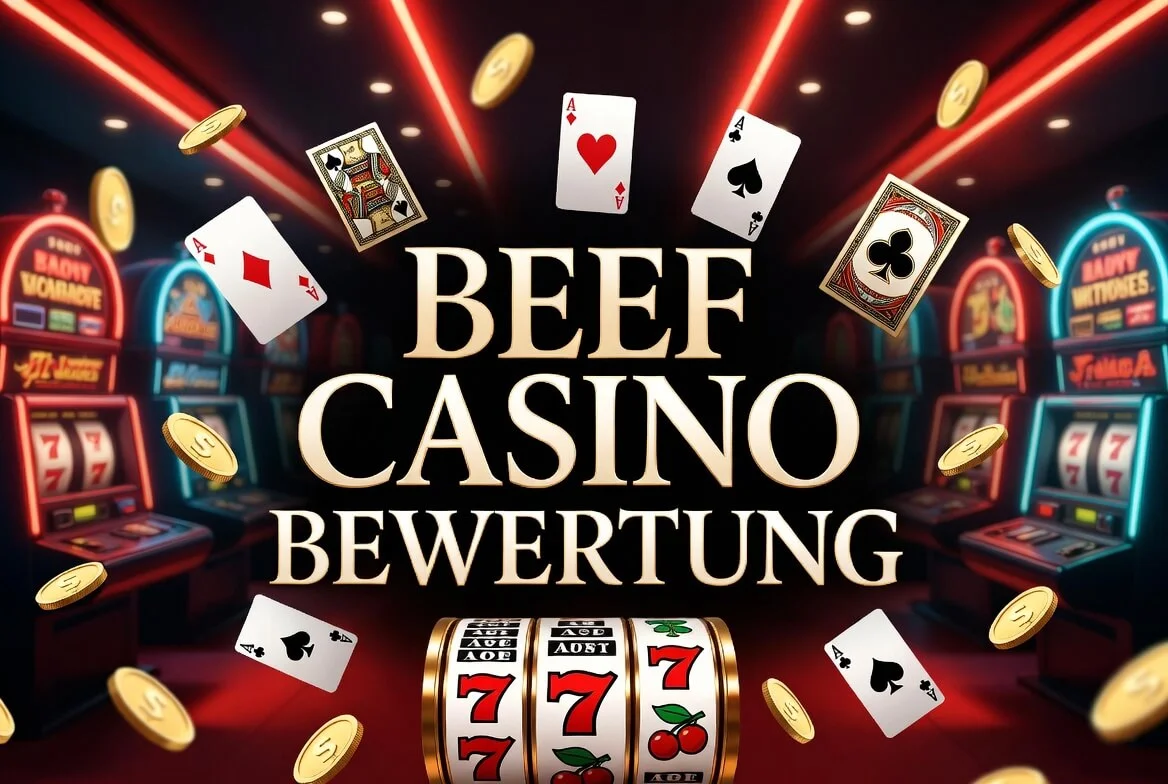 Startseite von Beef Casino im Praxischeck für Deutschland